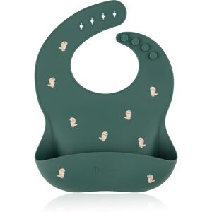 Bavoir en Silicone PETITE&MARS Green Dinos - Réglable, Qualité alimentaire - Publicité Bavoir en Silicone PETITE&MARS Green Dinos - Réglable, Qualité alimentaire - Publicité