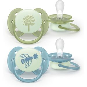 Philips Avent Ultrasoft Night SCF094/05 18+m tétine Neutral 2 pcs - Publicité Philips Avent Ultrasoft Night SCF094/05 18+m tétine Neutral 2 pcs - Publicité