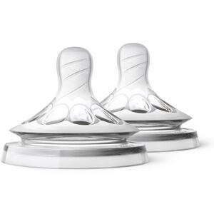 Philips Avent Natural SCF657/27 tétine de biberon First Flow 0 m 2 pcs - Publicité Philips Avent Natural SCF657/27 tétine de biberon First Flow 0 m 2 pcs - Publicité