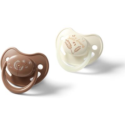 BabyOno Take Care Anatomical Silicone Soothers tétine Day & Night 18m+ 2 pcs - Publicité BabyOno Take Care Anatomical Silicone Soothers tétine Day & Night 18m+ 2 pcs - Publicité