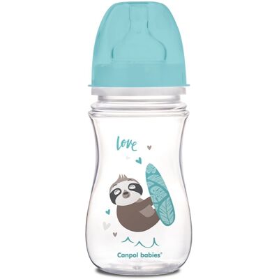Biberon pour bébés Canpol babies Exotic Animals - Biberon, Bleu, 240 ml - Publicité Biberon pour bébés Canpol babies Exotic Animals - Biberon, Bleu, 240 ml - Publicité