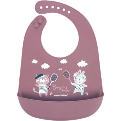 Bavoirs en silicone Canpol Babies Rose - Bavoirs - Publicité Bavoirs en silicone Canpol Babies Rose - Bavoirs - Publicité