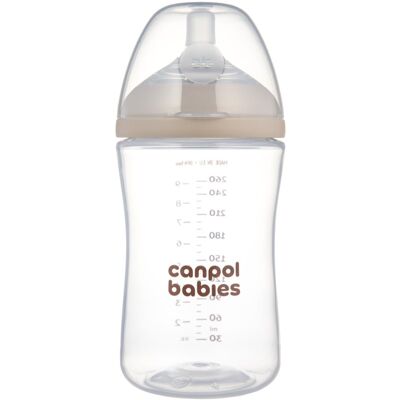 Canpol babies Natural Shape biberon anti-colique 3m+ 1 pcs - Publicité Canpol babies Natural Shape biberon anti-colique 3m+ 1 pcs - Publicité