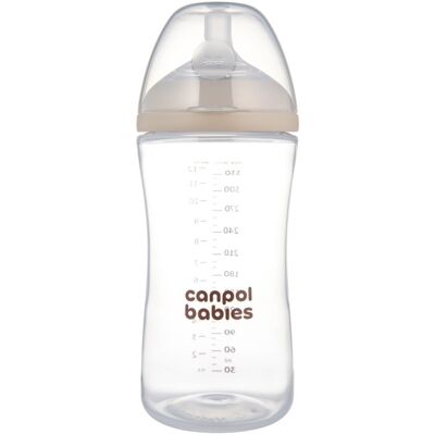 Canpol babies Natural Shape biberon anti-colique 6m+ 1 pcs - Publicité Canpol babies Natural Shape biberon anti-colique 6m+ 1 pcs - Publicité