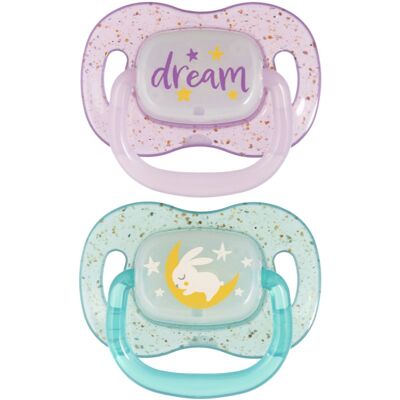 Canpol babies NIGHTGLOW Girl tétine 6-18 m 2 pcs - Publicité Canpol babies NIGHTGLOW Girl tétine 6-18 m 2 pcs - Publicité