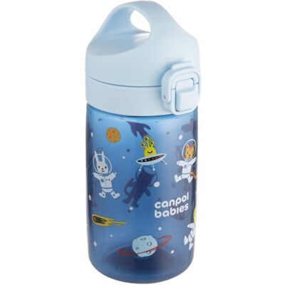 Canpol babies Junior Bottle gourde enfant Blue 1 pcs - Publicité Canpol babies Junior Bottle gourde enfant Blue 1 pcs - Publicité