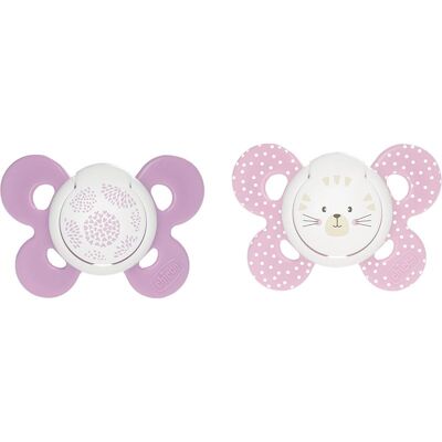 Chicco Physio Comfort 6-16m Sucette Points/Chat - Sucette - Publicité Chicco Physio Comfort 6-16m Sucette Points/Chat - Sucette - Publicité