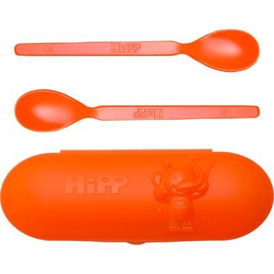 Ensemble Repas Enfants Orange Hipp - Sécurisé & Portable - Publicité Ensemble Repas Enfants Orange Hipp - Sécurisé & Portable - Publicité