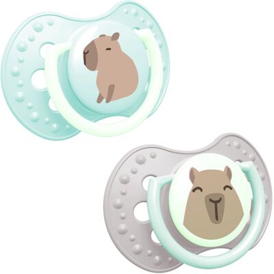 LOVI CAPICHILL 0-6m tétine Boy 2 pcs - Publicité LOVI CAPICHILL 0-6m tétine Boy 2 pcs - Publicité