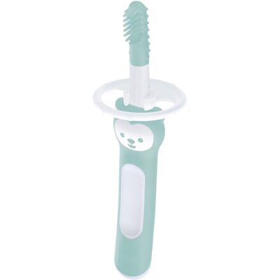 Brosse à dents MAM Turquoise pour enfants 3m+ - Brosse à dents pour enfants - Publicité Brosse à dents MAM Turquoise pour enfants 3m+ - Brosse à dents pour enfants - Publicité