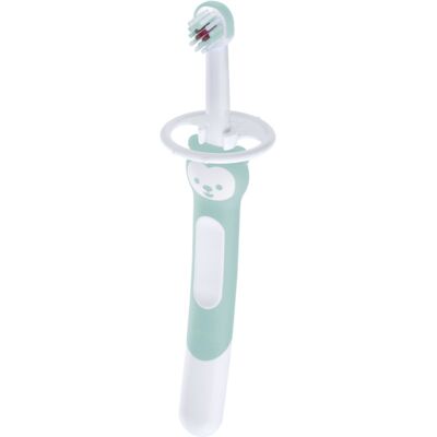 Brosse d'entraînement MAM Turquoise - Brosse pour enfants - Publicité Brosse d'entraînement MAM Turquoise - Brosse pour enfants - Publicité