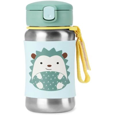 Skip Hop Spark Style Straw Bottle gourde en inox avec paille Hedgehog 12 m+ 1 pcs - Publicité Skip Hop Spark Style Straw Bottle gourde en inox avec paille Hedgehog 12 m+ 1 pcs - Publicité