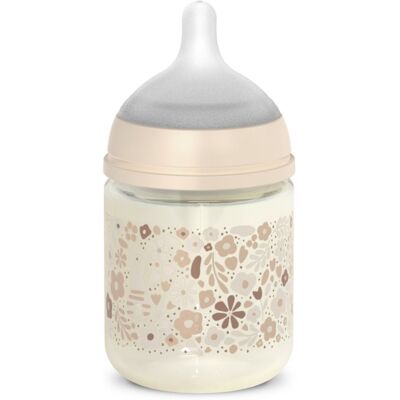 Suavinex Wonderland SX Pro Physiological Anti-Colic Glass biberon en verre +0 SF Cream Flower 120 ml - Publicité Suavinex Wonderland SX Pro Physiological Anti-Colic Glass biberon en verre +0 SF Cream Flower 120 ml - Publicité