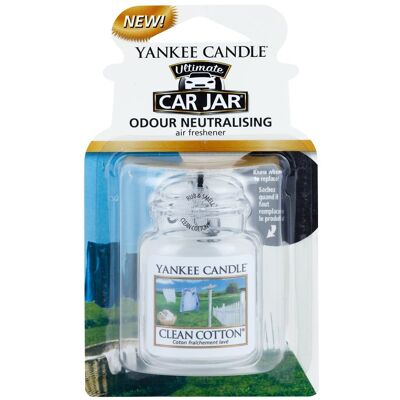 Yankee Candle Clean Cotton désodorisant voiture à suspendre 1 pcs - Publicité Yankee Candle Clean Cotton désodorisant voiture à suspendre 1 pcs - Publicité