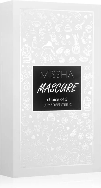 Missha Merry Christmas Mascure Mask Set ensemble de masque en tissu (mix)