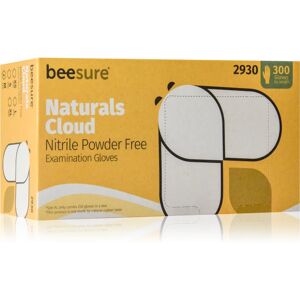 BeeSure Naturals Cloud White gants en nitrile non poudrés taille L 2x150 pcs