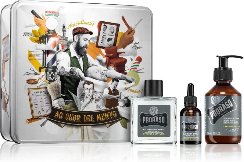 Proraso Set Beard Routine ensemble Cypress and Vetyver(pour la barbe)