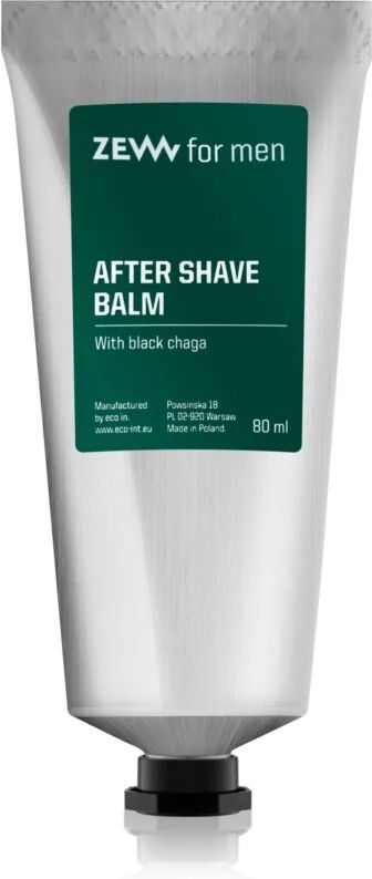 Zew For Men After Shave Balm With Black Chaga baume après-rasage 80 ml