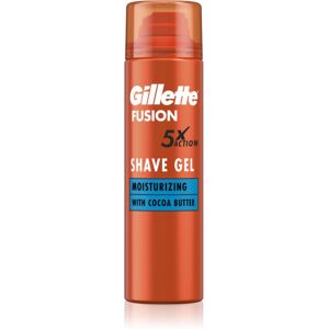 Gel de Rasage Gillette Fusion5 Beurre de Cacao - Hommes 200ml - Publicité Gel de Rasage Gillette Fusion5 Beurre de Cacao - Hommes 200ml - Publicité