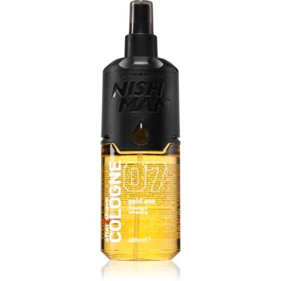 NISHMAN Gold After Shave Cologne - 400 ml - Publicité NISHMAN Gold After Shave Cologne - 400 ml - Publicité