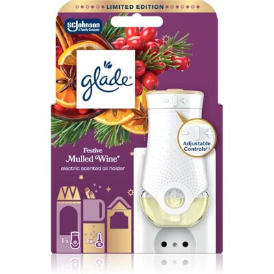 GLADE Festive Mulled Wine diffuseur électrique de parfum d'ambiance 20 ml - Publicité GLADE Festive Mulled Wine diffuseur électrique de parfum d'ambiance 20 ml - Publicité