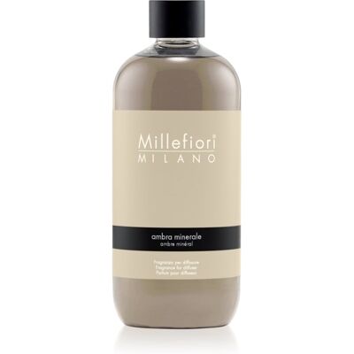 Millefiori Reed Ambra Minerale recharge pour diffuseur d'huiles essentielles 500 ml - Publicité Millefiori Reed Ambra Minerale recharge pour diffuseur d'huiles essentielles 500 ml - Publicité