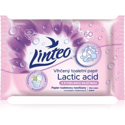 Papier Toilette Humide Linteo - 60 pièces - Hygiène sensible - Publicité Papier Toilette Humide Linteo - 60 pièces - Hygiène sensible - Publicité