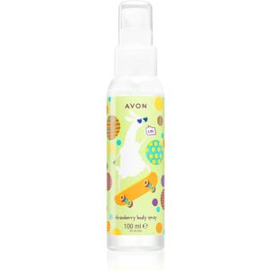 Avon Lama Dude spray rafraîchissant corps arôme fraise pour enfant 100 ml