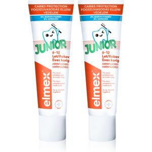 Elmex Junior 6-12 Years dentifrice pour enfants 2 x 75 ml