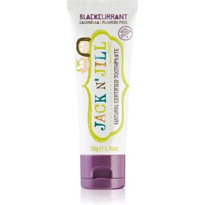 Jack N’ Jill Natural dentifrice naturel pour enfant saveur Blackcurrant 50 g