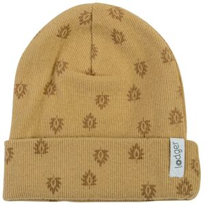 Lodger Beanie Print Rib 6-12 months bonnet d’enfant Honey 1 pcs