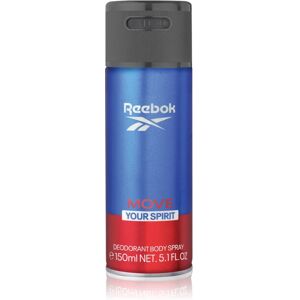 Reebok Move Your Spirit spray corporel énergisant pour homme 150 ml