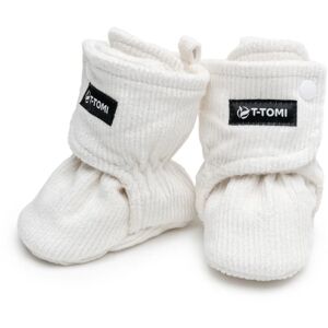 T-TOMI Booties Cream chaussons pour bébés 9-12 months Warm
