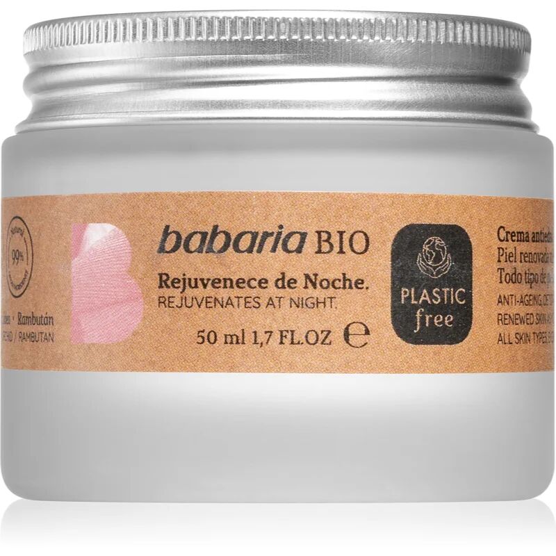 Babaria BIO crème de nuit rajeunissante 50 ml