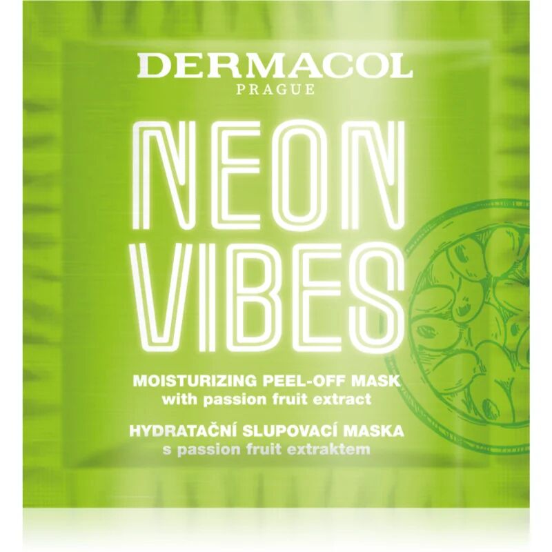 Dermacol Neon Vibes masque peel-off pour un effet naturel 8 ml