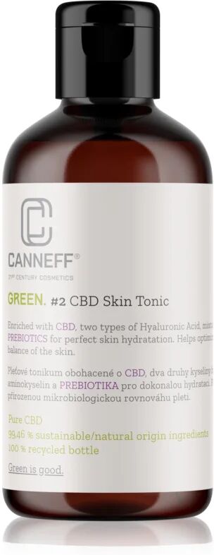 Canneff Green CBD Skin Tonic lotion tonique hydratante visage 200 ml