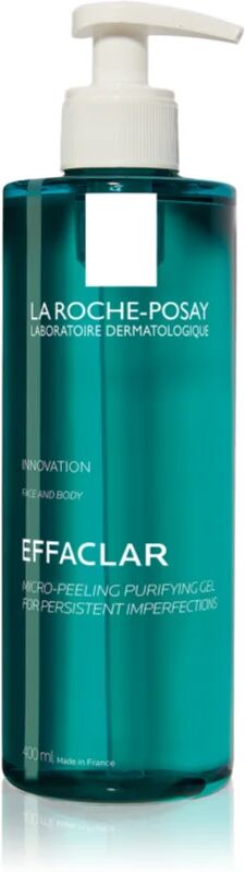 La Roche-Posay Effaclar gel exfoliant purifiant pour peaux grasses et à problèmes 400 ml