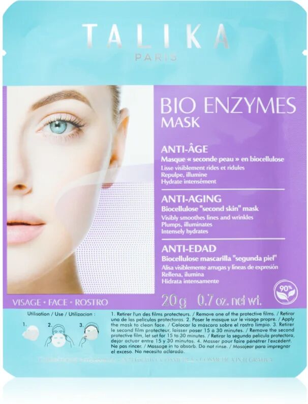 Talika Bio Enzymes Mask Anti-Age masque tissu anti-rides 20 g