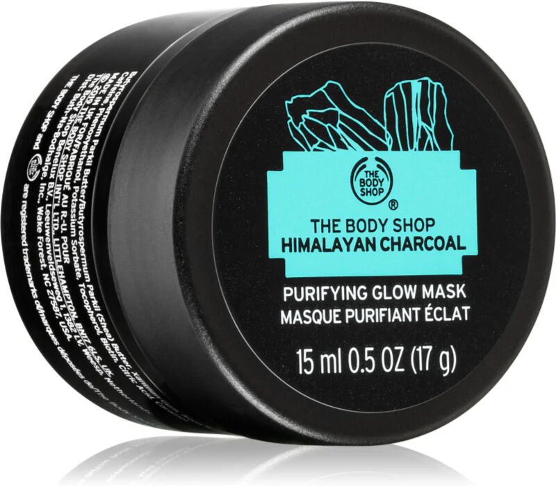 The Body Shop Himalayan Charcoal masque visage purifiant et éclat pour peaux grasses et à problèmes 15 ml