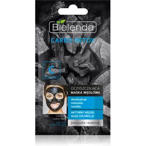 Bielenda Carbo Detox Active Carbon masque purifiant au charbon actif pour peaux sèches à sensibles 8 g