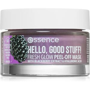 Essence Hello, Good Stuff! Blackberry & Hyaluronic Acid masque peel-off rafraîchissant 50 ml