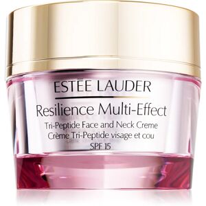 Estée Lauder Resilience Multi-Effect Tri-Peptide Face and Neck Creme SPF 15 crème nourrissante intense pour peaux normales à mixtes SPF 15 50 ml