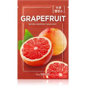 The Saem Natural Mask Sheet Grapefruit masque tissu brillance et vitalité 21 ml