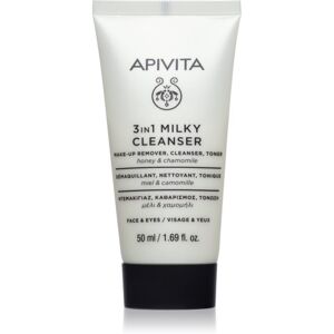 Lait Nettoyant Apivita Camomille & Miel 3-en-1 - Lotion Nettoyante Visage & Yeux - Publicité Lait Nettoyant Apivita Camomille & Miel 3-en-1 - Lotion Nettoyante Visage & Yeux - Publicité
