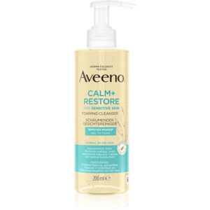 Aveeno Calm + Restore mousse nettoyante visage 200 ml - Publicité Aveeno Calm + Restore mousse nettoyante visage 200 ml - Publicité