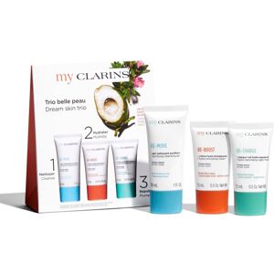 Clarins My Clarins Dream Skin Trio Coffret cadeau pour peaux jeunes - Publicité Clarins My Clarins Dream Skin Trio Coffret cadeau pour peaux jeunes - Publicité