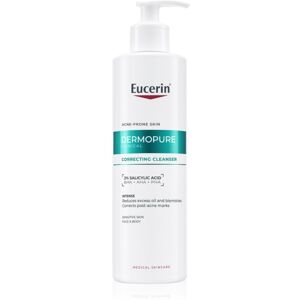 Eucerin DermoPure Clinical Correcting Cleanser gel nettoyant exfoliant visage et corps 400 ml - Publicité Eucerin DermoPure Clinical Correcting Cleanser gel nettoyant exfoliant visage et corps 400 ml - Publicité