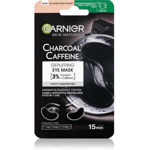 Garnier Skin Naturals Masque pour les yeux au charbon et caféine - Masque rafraîchissant - Publicité Garnier Skin Naturals Masque pour les yeux au charbon et caféine - Masque rafraîchissant - Publicité
