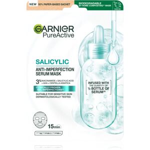 Garnier Pure Active Salicylic masque tissu anti-imperfections de la peau 1 pcs - Publicité Garnier Pure Active Salicylic masque tissu anti-imperfections de la peau 1 pcs - Publicité
