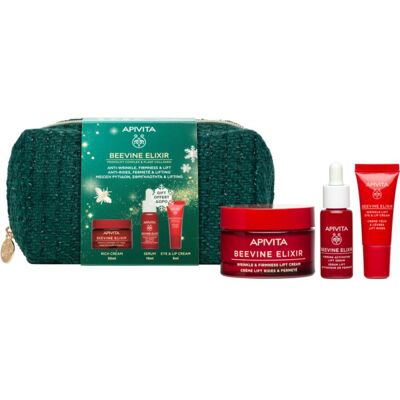Apivita Beevine Elixir coffret de Noël pour raffermir le visage - Publicité Apivita Beevine Elixir coffret de Noël pour raffermir le visage - Publicité